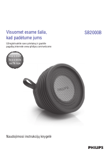 Vadovas Philips SB2000B Garsiakalbis