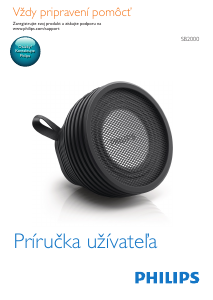 Návod Philips SB2000B Reproduktor