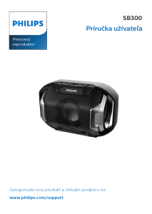 Návod Philips SB300B Reproduktor