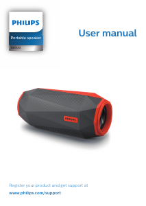 Manual Philips SB500M Speaker