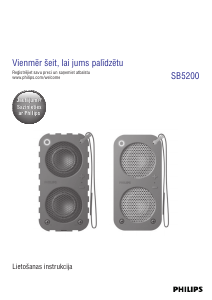 Rokasgrāmata Philips SB5200 Skaļrunis