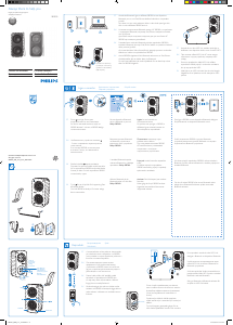 Manual Philips SB5200G Altifalante