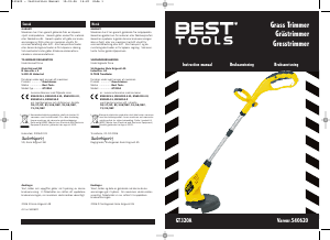 Bruksanvisning Best Tools GT320A Grästrimmer