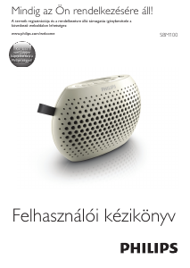 Használati útmutató Philips SBM100GRY Hangszóró