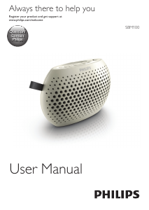 Manual Philips SBM100ORG Speaker