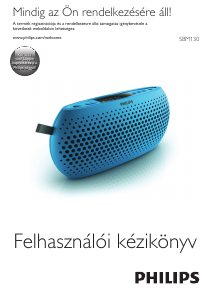 Használati útmutató Philips SBM130BLU Hangszóró