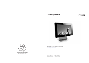 Rokasgrāmata Philips PVD1079 Televizors