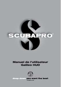 Mode d’emploi Scubapro Galileo HUD Ordinateur de plongée