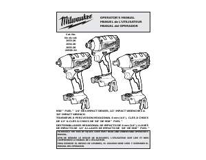 Manual Milwaukee 2653-20 Impact Wrench