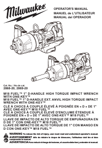 Manual de uso Milwaukee 2869-20 Llave de impacto