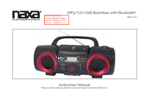 Manual Naxa NPB-267 Stereo-set