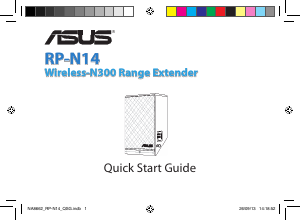 Manual Asus RP-N14 Range Extender