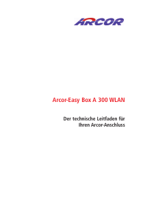 Bedienungsanleitung Arcor Easy Box A 300 WLAN Router