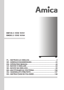 Manual Amica EKS 16164 Frigider