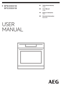 Mode d’emploi AEG BPS355061M Four