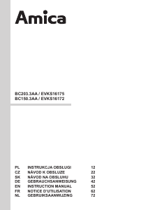 Instrukcja Amica EVKS 16175 Lodówka