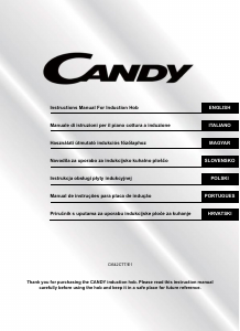 Használati útmutató Candy CI642CTT/E1 Főzőlap