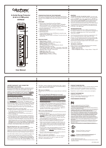 Handleiding CyberPower CSP604U Overspanningsbeveiliging