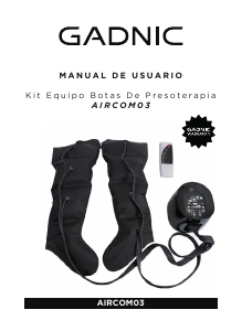 Manual de uso Gadnic AIRCOM03 Masajeador