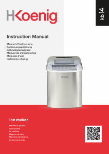Manual H.Koenig KB14 Ice Cube Maker