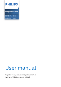 Manual Philips SPN7080 Surge Protector