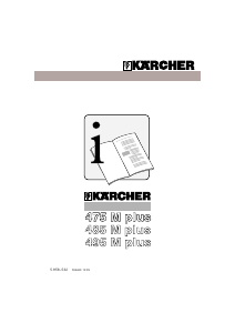 Instrukcja Kärcher K 475 M Plus Myjka ciśnieniowa