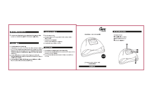 Manual de uso Gadnic MANI0029 Secador de uñas