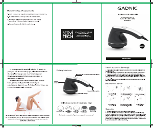 Manual de uso Gadnic MASAJ143 Masajeador