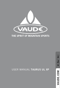 Manuale Vaude Taurus SUL XP 2P Tenda