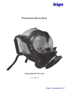 Manual de uso Dräger Panorama Nova Dive Máscara de buceo