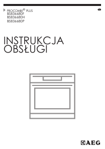 Instrukcja AEG BS836680PM Piekarnik