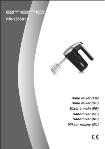 Instrukcja Emerio HM-126681.1 Mikser ręczny