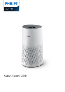 Priručnik Philips AC1711 Pročišćivač zraka