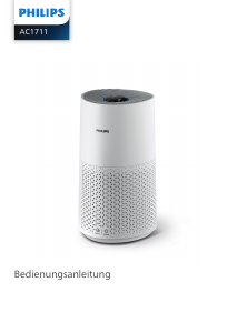 Bedienungsanleitung Philips AC1711 Luftreiniger