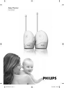 Handleiding Philips SCD361 Babyfoon