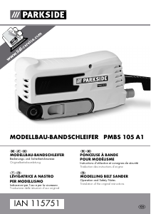 Manuale Parkside IAN 115751 Levigatrice a nastro