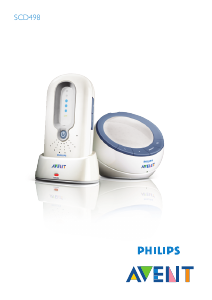 Manuale Philips SCD498 Avent Baby monitor