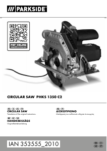 Manual Parkside IAN 353555 Circular Saw