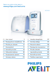 Használati útmutató Philips SCD525 Bébiőr