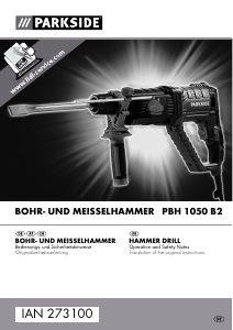 Bedienungsanleitung Parkside IAN 273100 Schlaghammer