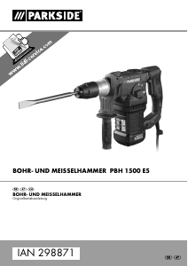 Bedienungsanleitung Parkside IAN 298871 Schlaghammer