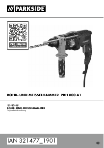 Bedienungsanleitung Parkside IAN 321477 Schlagbohrmaschine