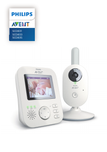 Прирачник Philips SCD835 Avent Бебешки аудио-монитор