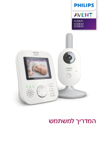 מדריך Philips SCD835 Avent מוניטור לתינוקות