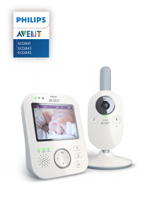 Manual Philips SCD841 Avent Monitor de bebê