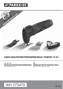 Bedienungsanleitung Parkside IAN 273476 Multifunktionswerkzeug
