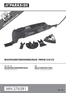 Bedienungsanleitung Parkside IAN 276381 Multifunktionswerkzeug