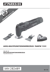 Bedienungsanleitung Parkside IAN 282489 Multifunktionswerkzeug