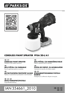 Manual Parkside IAN 354661 Sistem de pulverizare vopsea