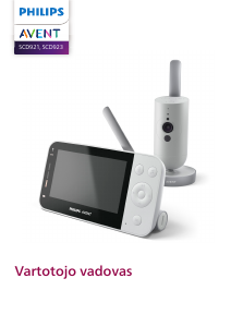 Vadovas Philips SCD921 Avent Kūdikio stebėjimo įrenginys